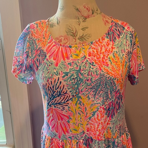 Lilly Pulitzer Geanna Short Sleeve Dress - Picture 3 of 11